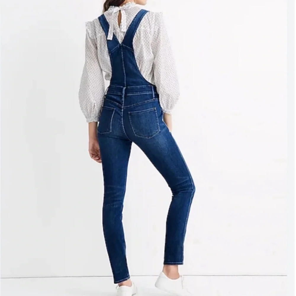 Madewell NWT Skinny Overalls in Groveland Wash | XS - Picture 4 of 12